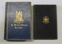 [NAVY] WHALE ISLAND, A Short History of, sm. 8vo, illus., full morocco with arms of H.M.S.