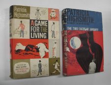 HIGHSMITH (Patricia) A Game for the Living, 8vo, clo., d.w., 1st Edn., L., 1959; The Two Faces of