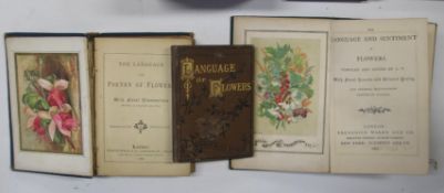 LANGUAGE of FLOWERS, 3 vols. various, 19th c. (3).