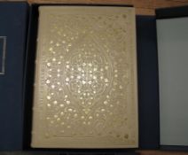 FOLIO SOCIETY, The Kelmscott Chaucer, folio, 379 / 1100 copies limited edition, full cream leather