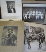 A quantity of photographs, some signed.