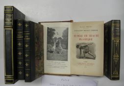 HERBERT (G.) Muscle et Beaut Plastique, 8vo, illus., quarter calf, Paris, 1919; & 4 other French