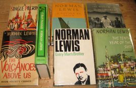LEWIS (Norman) The Volcanos Above Us, 8vo, clo., d.w., 1st Edn., L., 1957; & 6 more, all ?rst