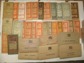 [O. S. MAPS / IRELAND] an extensive collection of approx. 115 folding maps, various editions and
