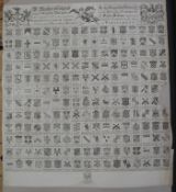 [BROADSIDE] large engraved broadside 25 x 22.5 inches (trimmed on plate mark, marginal loss