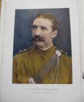 MILITARY & COLONIAL colour print portraits incl. Boer War era.