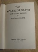 CHRISTIE (Agatha) The Hound of Death..., 8vo, cloth (spine faded, etc.), 1st Edn., L., [1933].