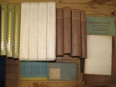 NONESUCH Shakespeare, 4 vols., 1953; Nonesuch, Holy Bible, 3 vols., 1963; Folio Soc., Thousand