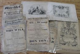19th C. THEATRE, etc., q. of theatre bills (a/f); 1832 admittance tickets, etc. (Q).