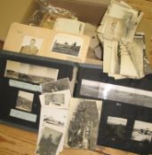 [MILITARY & PALESTINE] coll'n of 1940's [etc.] snapshots, photos, negatives, Major B. T.