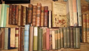 misc. literature, history, etc., some leatherbound (Q).