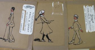 A small collection of caricatures in the manner of JOHN HASSALL.