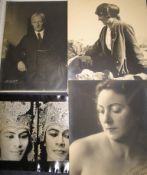 [PORTRAITS] 3 signed portraits of British authors, E. V. Lucas, W. W. Jacobs and Charles Morgan by