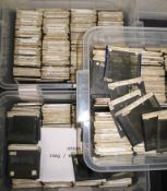 SYRIA / IRAQ, 3 boxes of glass magic lantern slides of Syria and Iraq (Mesopotamia), over 400