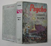 BLOCH (Robert) Psycho, 8vo, clo., d.w., 1st U. K. edn., L., 1960.