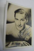 [FILMSTAR PHOTO, SIGNED] ERROLL FLYNN, signed, 