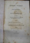 WOODWARD (G. M., satirist) The Comic Works, 8vo, lacking portrait frontis., half calf, 1st Edn., L.,