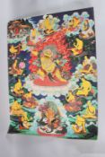 A TIBETAN THANGKA.