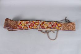 AN ISLAMIC OTTOMAN WRESTLING BELT.