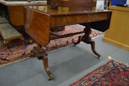 Regency rosewood sofa table.
