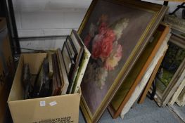 Quantity paintings, prints, engravings etc.