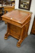 A good Victorian walnut Davenport.