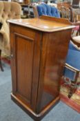 A Victorian mahogany pot cupboard.