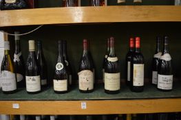 Quantity of various wine.