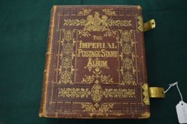 The Imperial Postage Stamp album with contents.