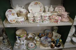 Royal Crown Derby, Derby Posies six place tea service and other decorative china.