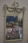 Decorative painted mirror.