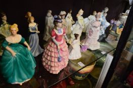 Porcelain figurines etc.
