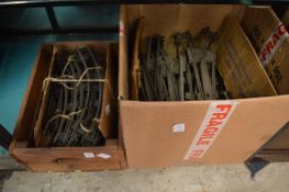 Quantity of O gauge railway track.