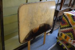 Workshop Wales, Fishguard, a pair of single headboards with embossed leather covers.