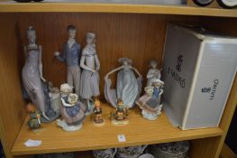 Lladro and other collectable china.