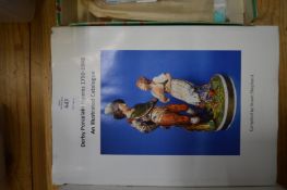 Derby porcelain figures and illustrated catalogue.