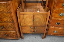 A Georgian mahogany night commode.