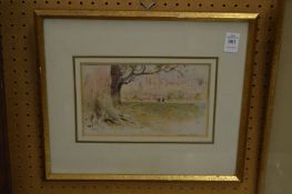 Percy Robertson, Windsor Castle, watercolour.