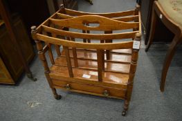 A mahogany Canterbury.