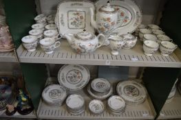 Comprehensive collection of Wedgwood Kutani Crane dinner, tea and coffee ware.