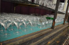 Large quantity of glassware.