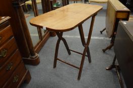 A mahogany coaching table.