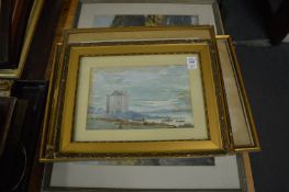 A small collection of watercolours, various subjects.