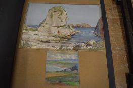 Richard Faulkner, group of unframed watercolours.