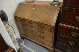 A good large George III mahogany bureau.