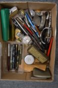 Watches, pens, penknives etc.