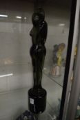 A good studio glass sculpture of a pair of entwined figures.