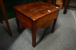 A mahogany commode.