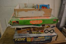 Scalextric and other games.