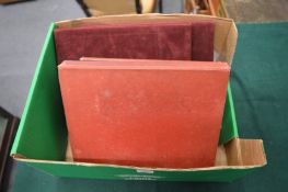 Quantity of stamp albums and contents.